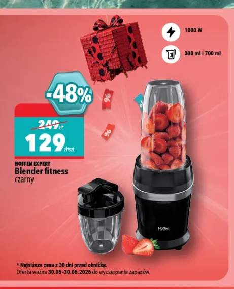 Blender fitness Hoffen Expert czarny