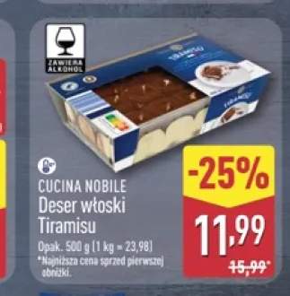 Deser włoski Tiramisu Cucina Nobile