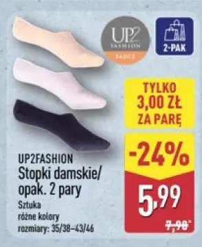 Stopki damskie Up2Fashion 2-pak