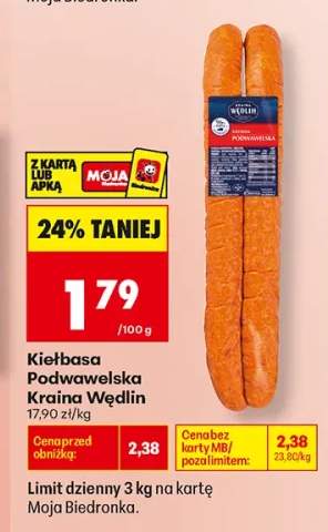Kiełbasa Podwawelska Kraina Wędlin