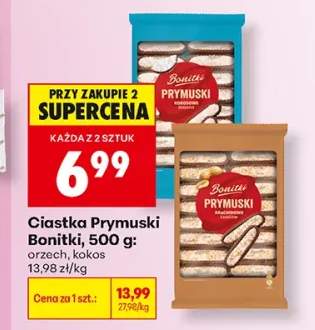 Ciastka Prymuski orzechowe Bonitki +1 wariant