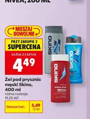 Żel pod prysznic męski Skino TeamUp +2 warianty