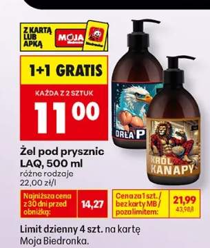 Żel pod prysznic Laq Orła P +1 wariant