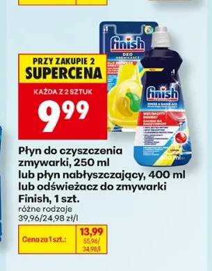 Płyn do czyszczenia zmywarki Finish +2 warianty