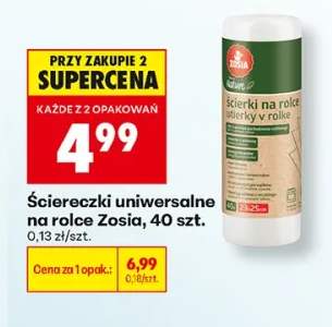 Ściereczki uniwersalne na rolce Zosia 40-pak