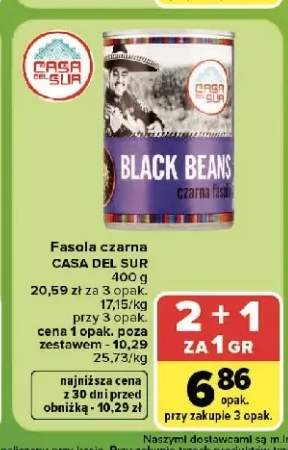 Fasola czarna Casa Del Sur