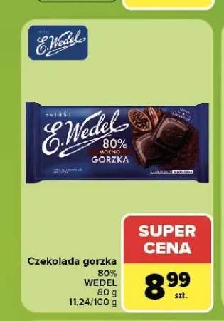 Czekolada gorzka E.Wedel 80%