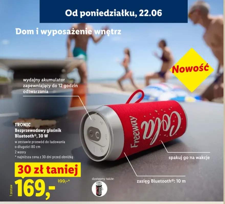 Bezprzewodowy głośnik Bluetooth TRONIC 30W