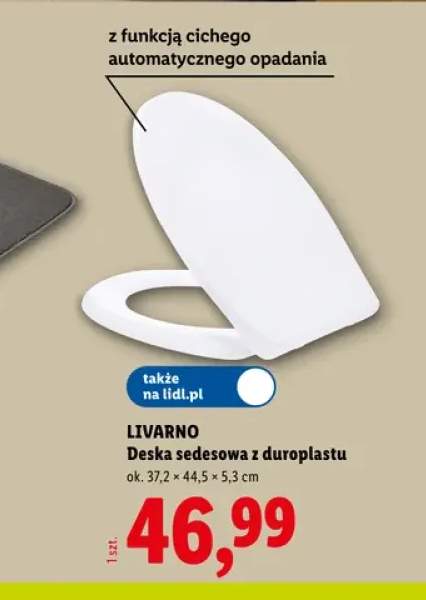 Deska sedesowa z duroplastu Livarno