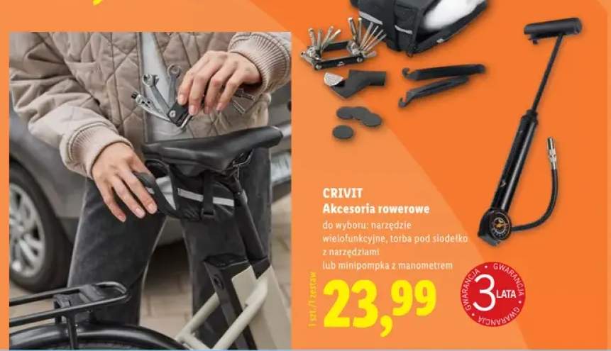 Narzędzie wielofunkcyjne rowerowe Crivit +2 warianty