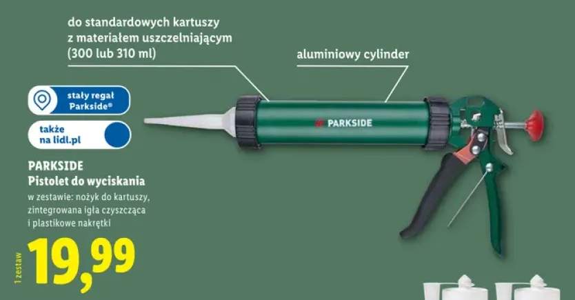 Pistolet do wyciskania Parkside