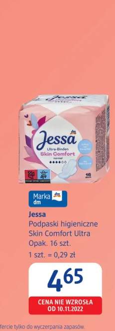 Podpaski higieniczne Skin Comfort Ultra Jessa