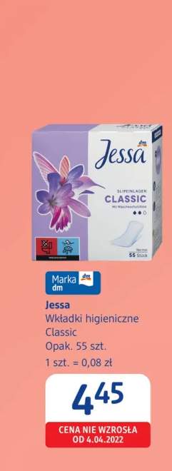 Wkładki higieniczne Classic Jessa