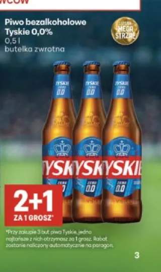 Piwo bezalkoholowe Tyskie 0,0%