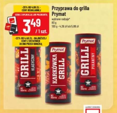Przyprawa do grilla Grill Klasyczny Prymat +2 warianty