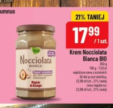 Krem Nocciolata Bianca BIO