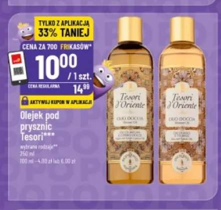 Olejek pod prysznic Tesori d'Oriente Olio di Argan +1 wariant