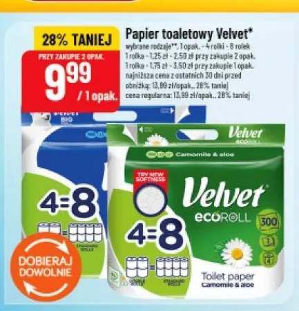 Papier toaletowy Velvet Big +1 wariant