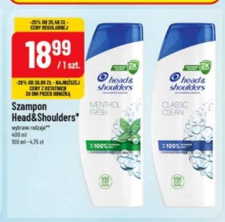 Szampon Head & Shoulders Classic Clean +1 wariant