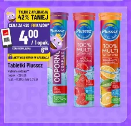 Tabletki musujące Plusssz Odporność Complex +2 warianty
