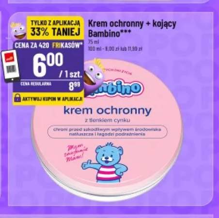 Krem ochronny i kojący Bambino