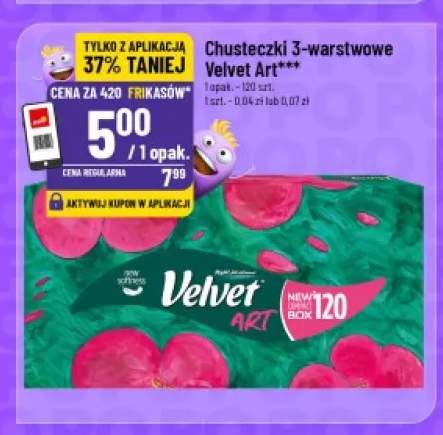 Chusteczki 3-warstwowe Velvet Art