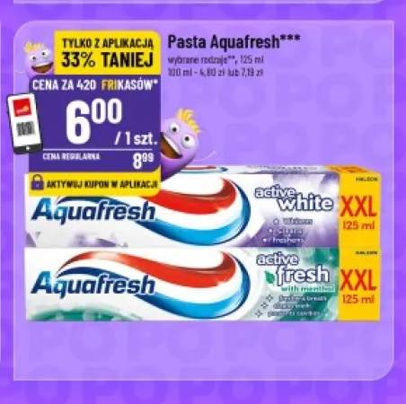 Pasta do zębów Aquafresh Active White +1 wariant