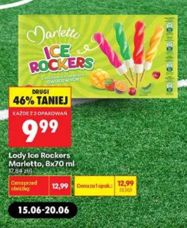 Lody Ice Rockers Marletto 8-pak