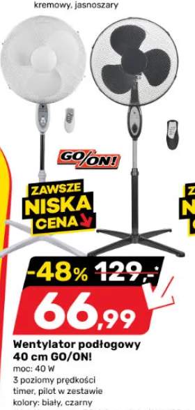 Wentylator podłogowy GO/ON! 40 cm