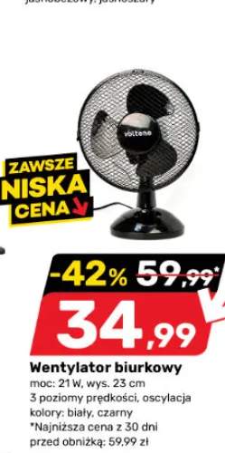 Wentylator biurkowy Voltano