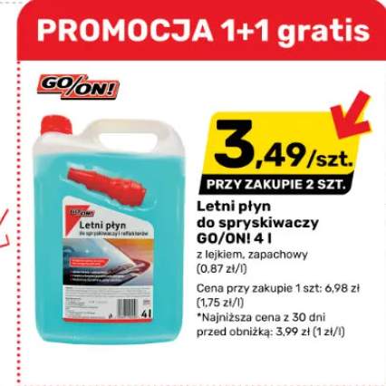 Letni płyn do spryskiwaczy GO/ON!