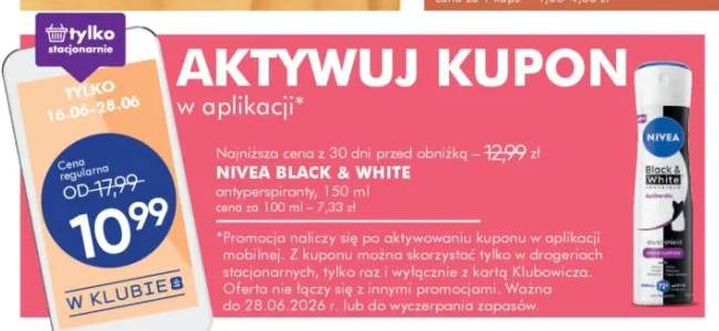 Antyperspirant Nivea Black & White