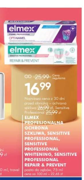 Pasta do zębów Elmex Profesjonalna Ochrona Szkliwa +3 warianty