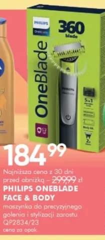 Maszynka do golenia Philips OneBlade Face & Body QP2834/23