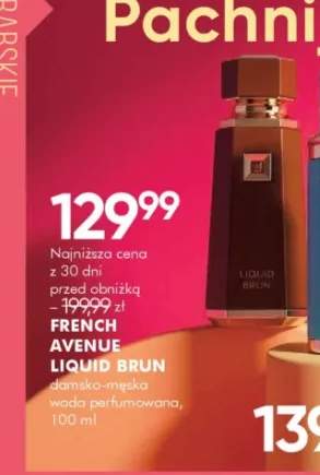 Woda perfumowana damsko-męska French Avenue Liquid Brun