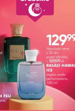 Woda perfumowana męska Rasasi Hawas Ice
