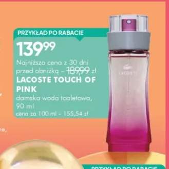 Woda toaletowa damska Lacoste Touch of Pink