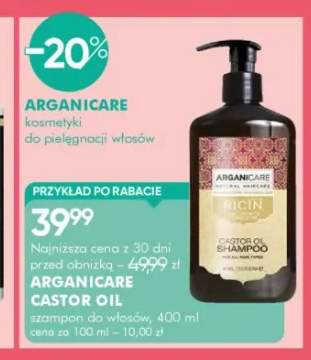 Szampon do włosów Arganicare Castor Oil