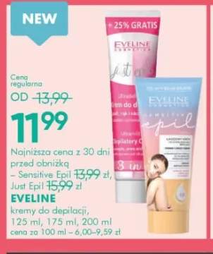 Krem do depilacji Eveline Sensitive Epil +1 wariant