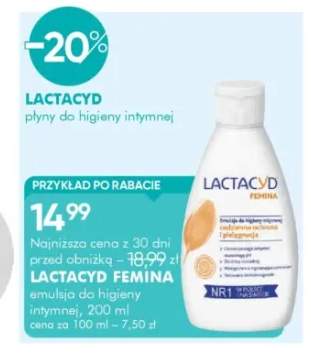 Emulsja do higieny intymnej Lactacyd Femina