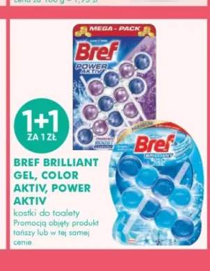 Kostka do toalety Bref Power Aktiv +1 wariant