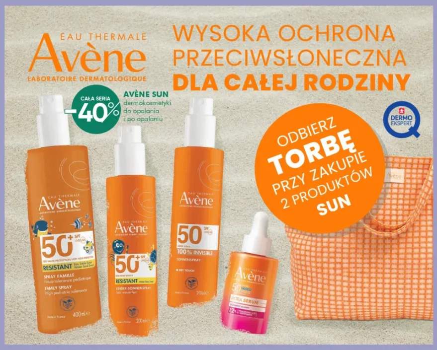 Spray do opalania Avène Sun SPF 50+ Spray Famille +3 warianty