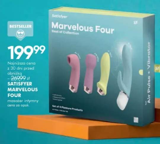 Masażer intymny Satisfyer Marvelous Four