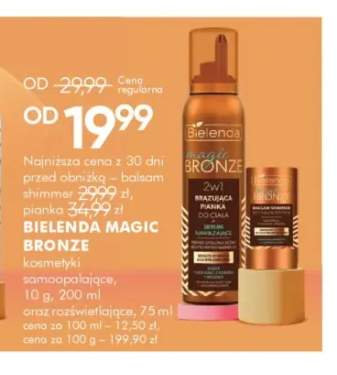 Kosmetyki samoopalające i rozświetlające Bielenda Magic Bronze