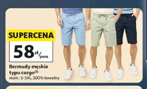Bermudy męskie typu cargo Inextenso