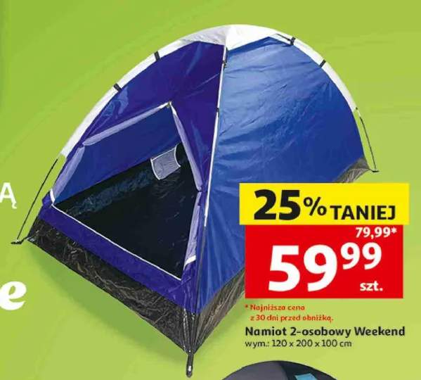 Namiot 2-osobowy Weekend