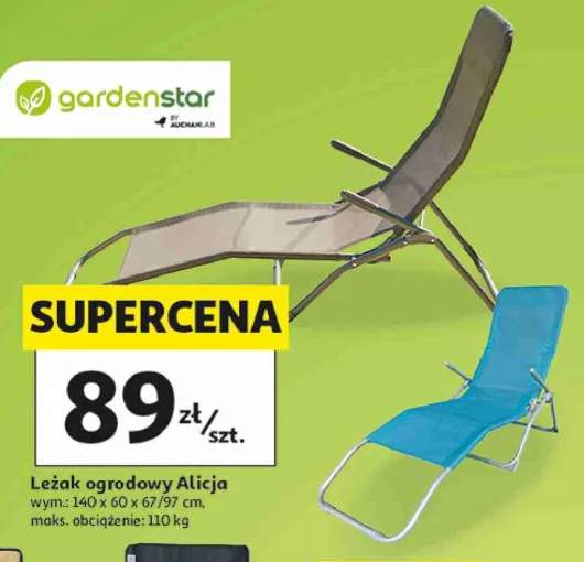 Leżak ogrodowy Alicja Gardenstar