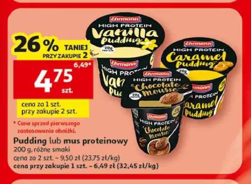 Pudding proteinowy Ehrmann High Protein +1 wariant