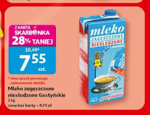 Mleko zagęszczone niesłodzone Gostyńskie