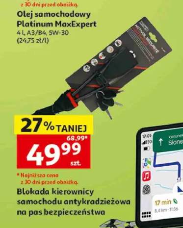 Blokada kierownicy samochodu antykradzieżowa na pas bezpieczeństwa
